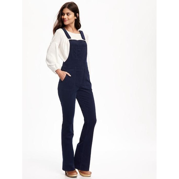 blue cord jumpsuit